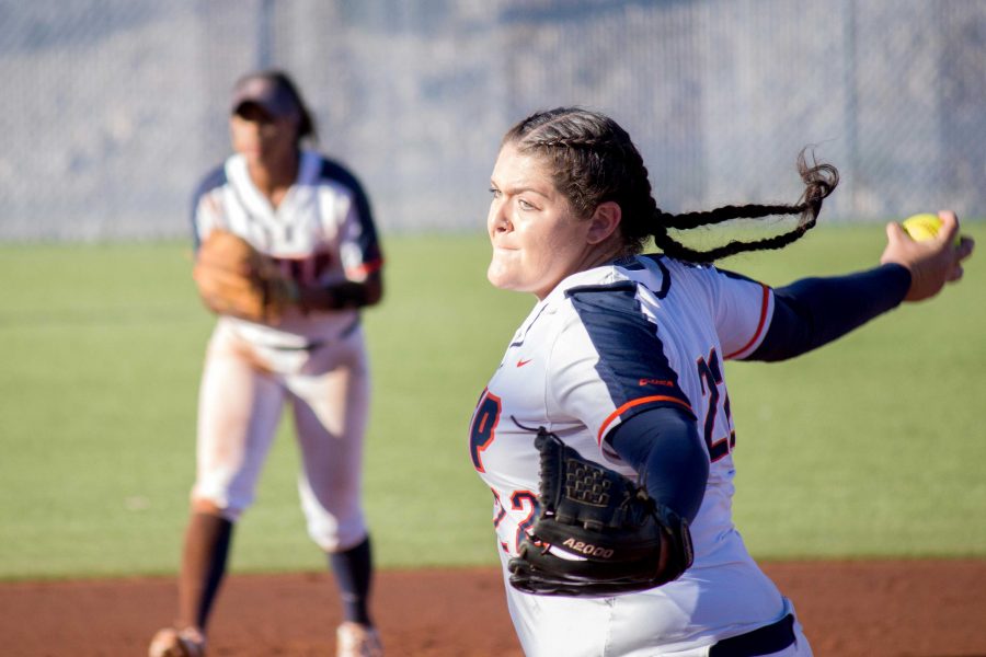 Miner+softball+splits+Saturday+series+with+Southern+Miss