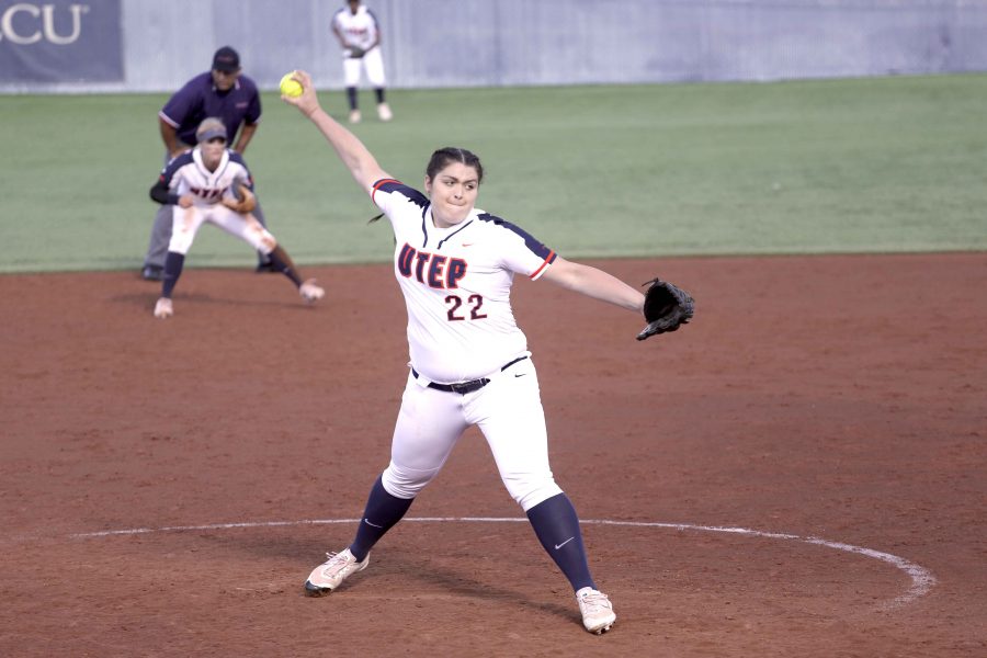 Pitcher Devyn Cretz leads UTEP in wins (5) and strikeouts (34) as a freshman.