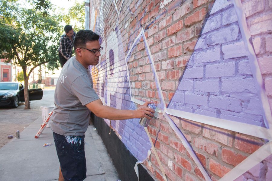 Artspace resident Diego Martinez is an active artist in El Paso. 