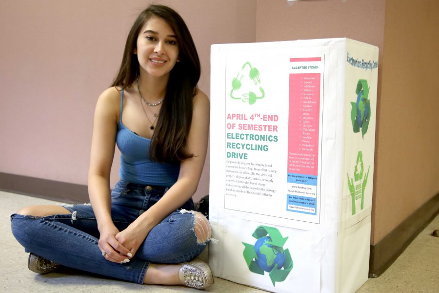 UTEP student brings e-waste recycling to campus