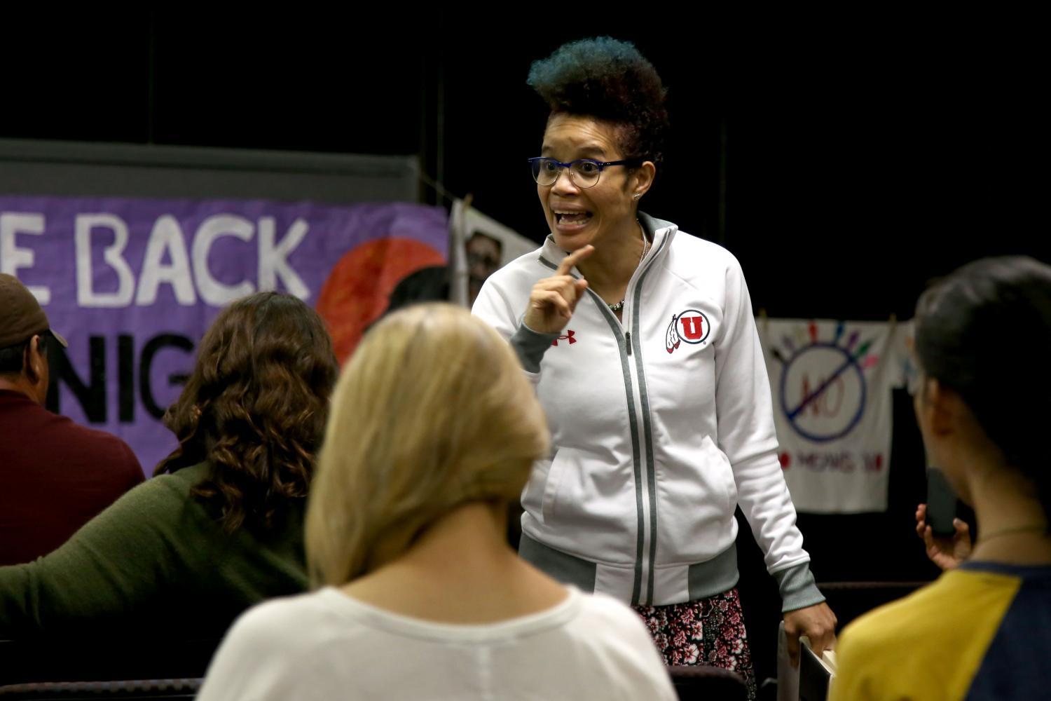 Students speak out at Take Back the Night