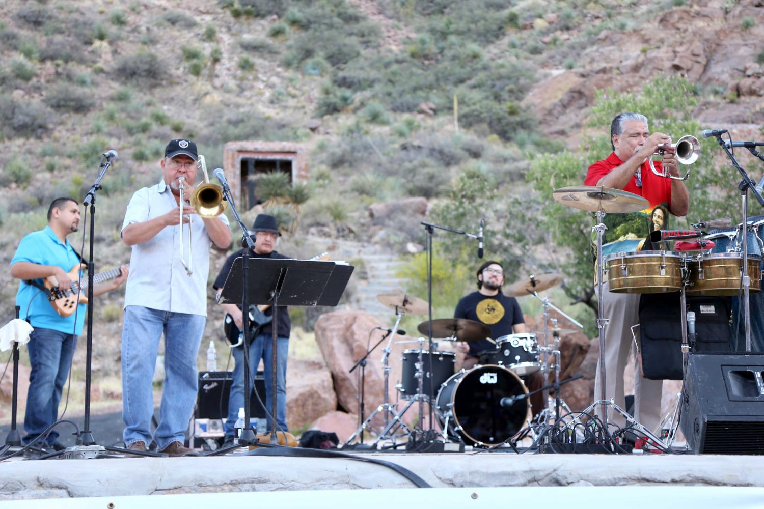 The El Paso Band perform at Cool Canyon Nights at the McKelligon Canyon Amphitheatre on Thursday May 18. 