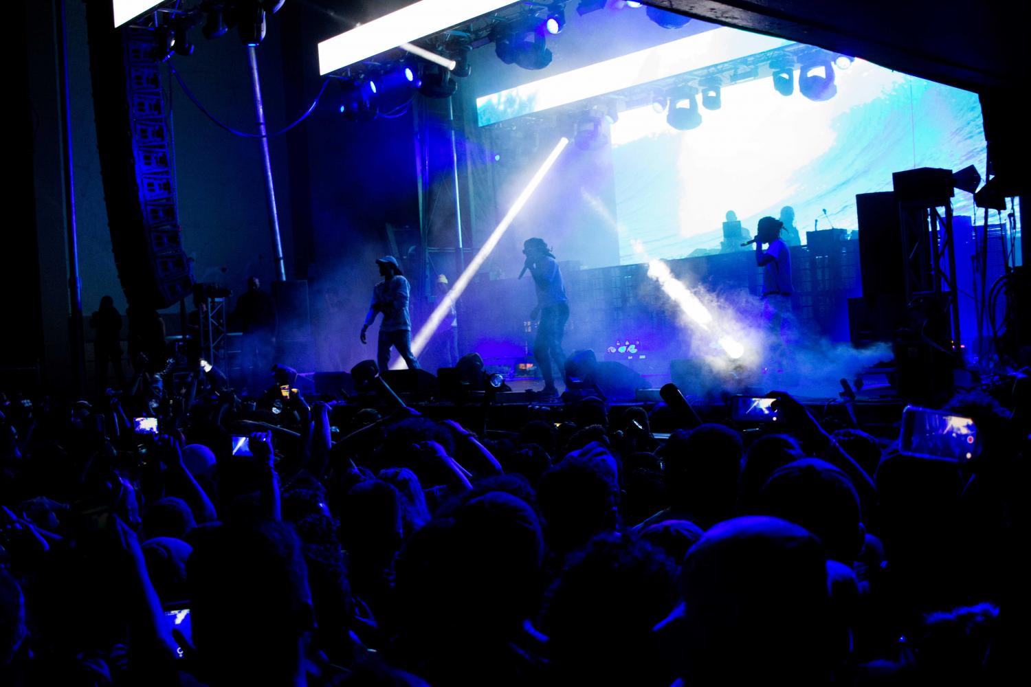 Migos perform at Neon Desert Music Festival on May 28, 2017. 