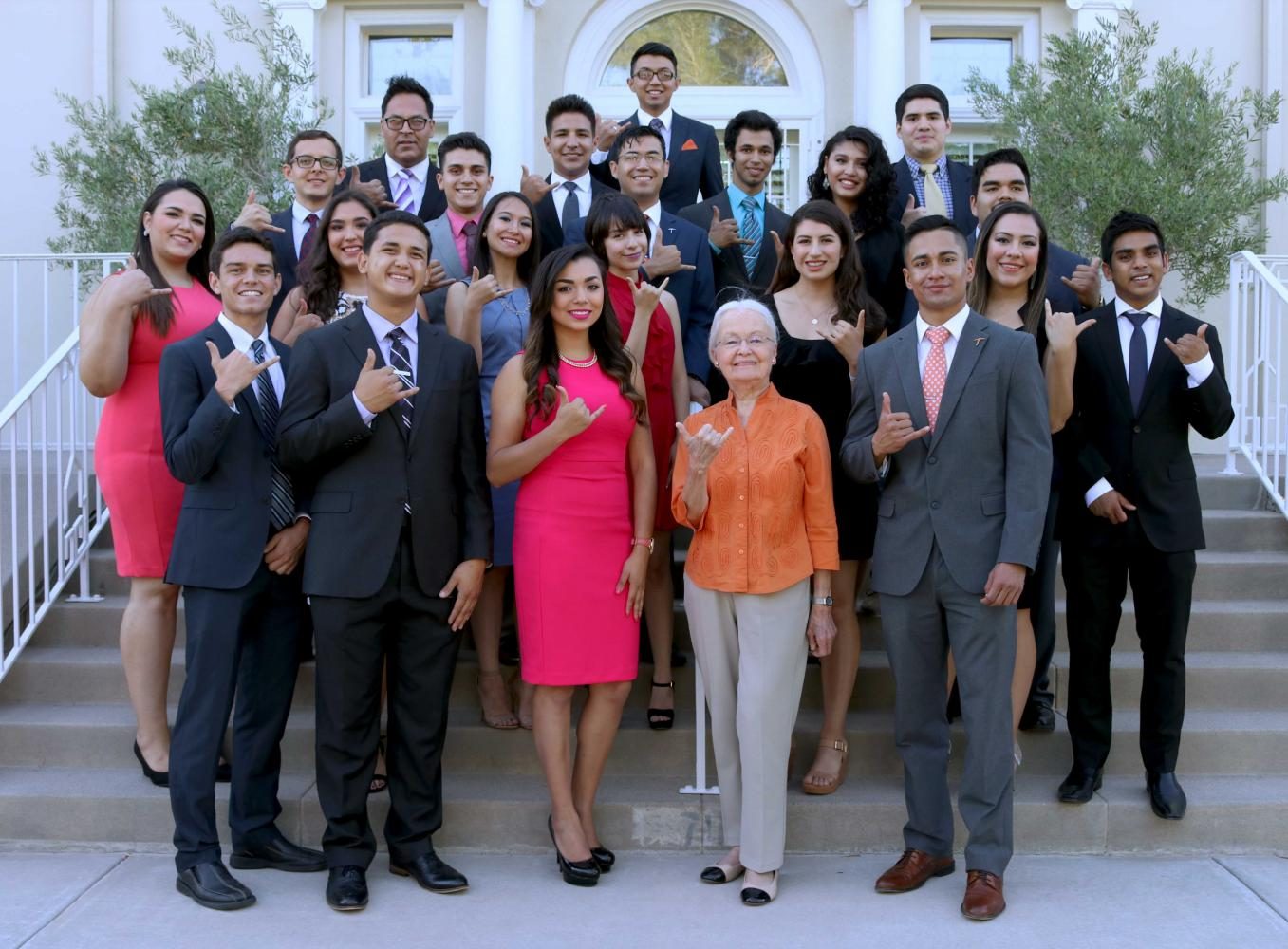 Incoming Student Government Association officers swore-in at Hoover House