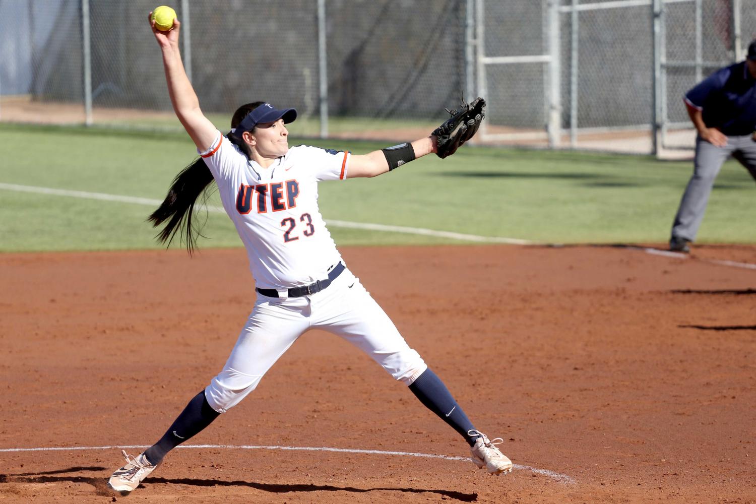 Erika Harrawood saved her best season for last and has struck out 46 batters so far.
