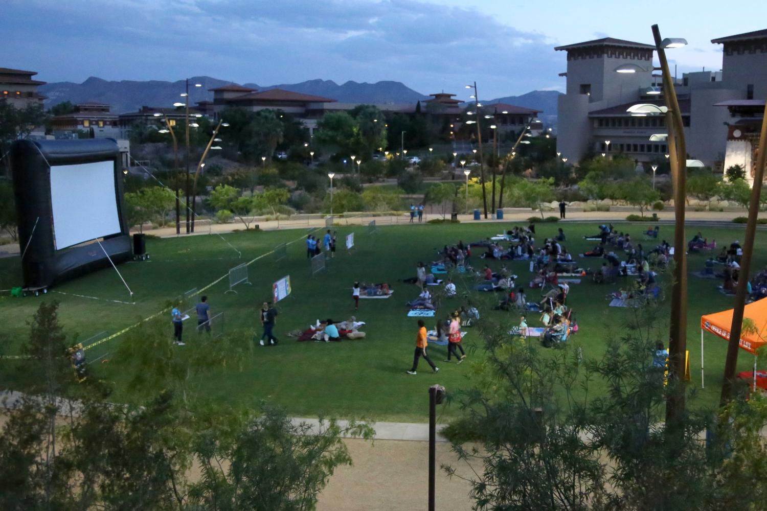 Movies on the lawn features movies shown at UTEPs Centennial Plaza with two more summer showings