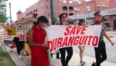 Duranguito solidarity march advocates for preservation of community