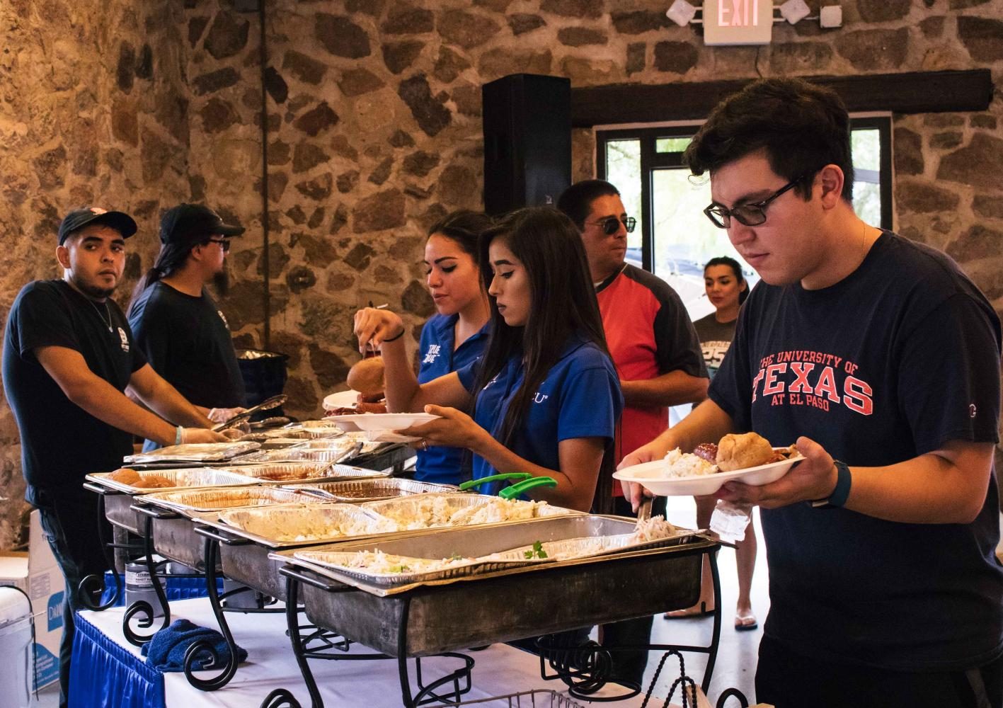 A buffet from Stateline was also provided for guests.