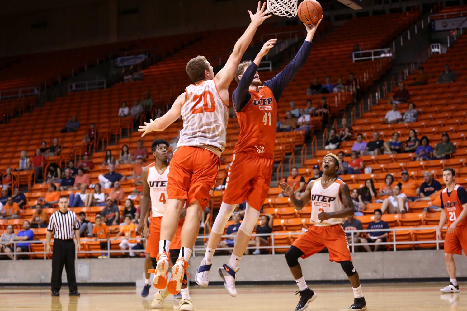 UTEP+basketball+veterans+prevail+over+newcomers+in+scrimmage