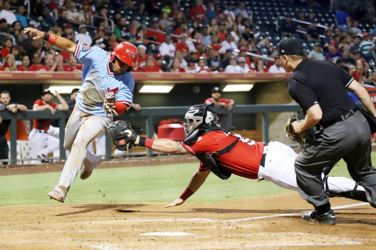 The+Memphis+Redbirds+defeated+the+Chihuahuas+winning+the+PCL+Championship+on+September+18.