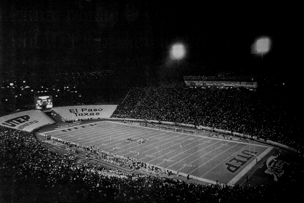 A sell-out crowd of 52,085 was the second-largest crowd at a UTEP football game on October 21, 2000.