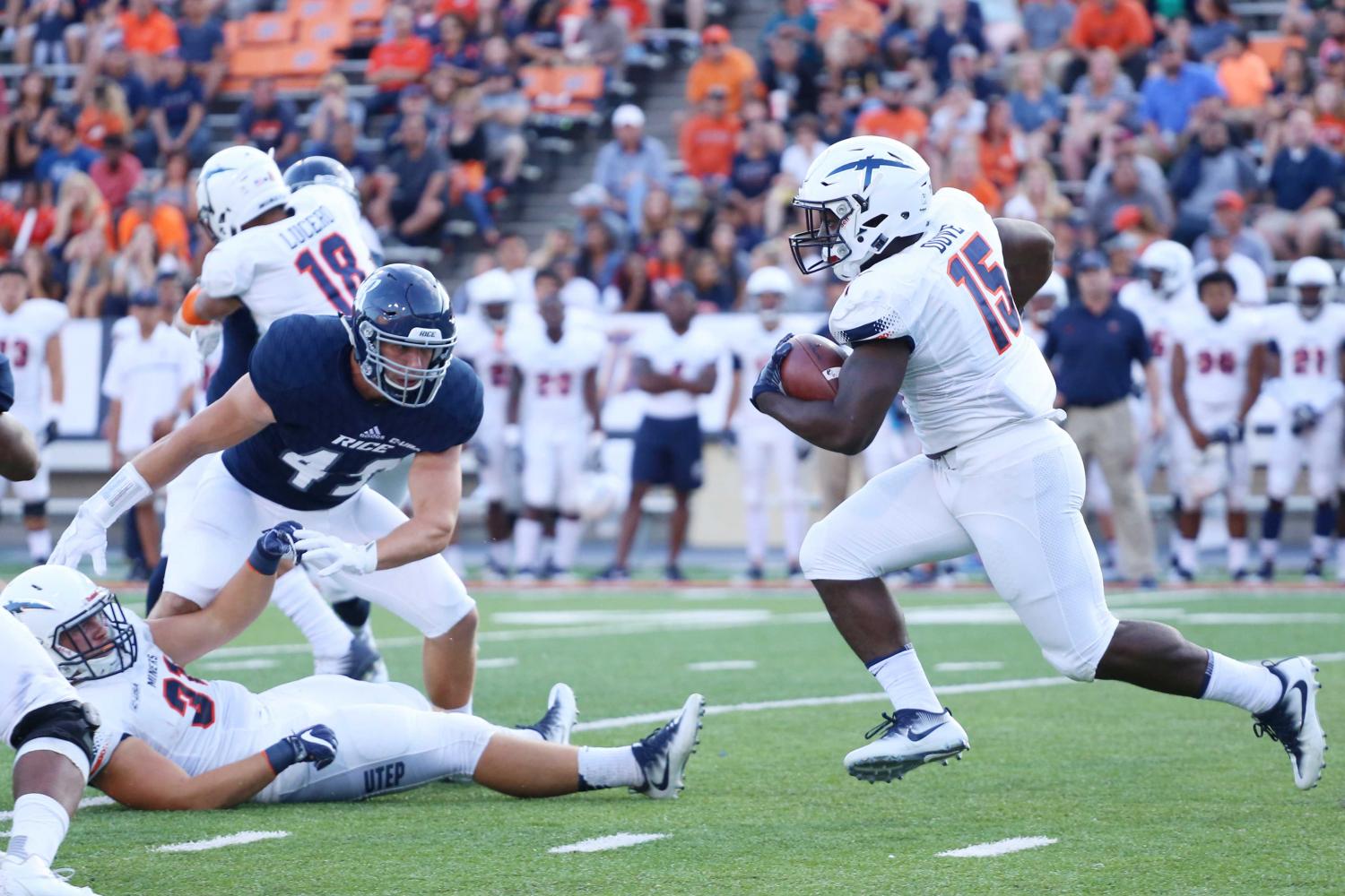 UTEP running back Kevin Dove will use his family’s losses in storm as the motivation the rest of the season.