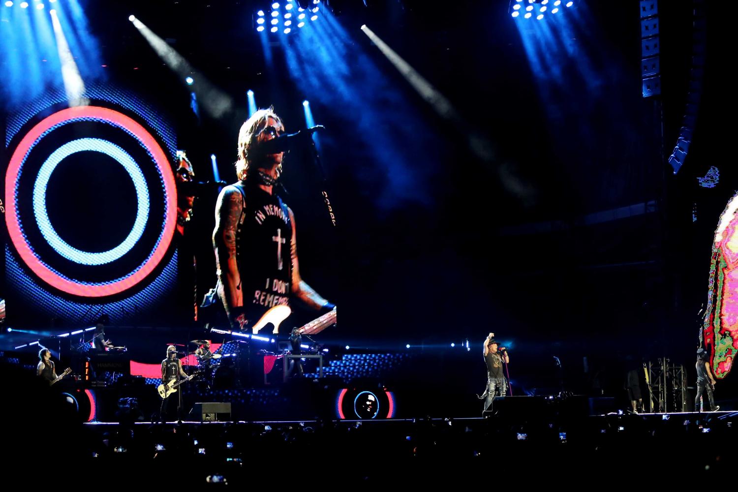 Guns N' Roses played at the Sun Bowl on Wednesday, Sept. 6, for their "Not In This Lifetime Tour." 