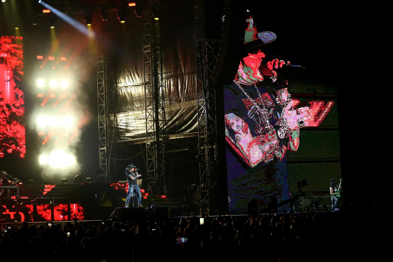 Guns N' Roses played at the Sun Bowl on Wednesday, Sept. 6, for their "Not In This Lifetime Tour." 