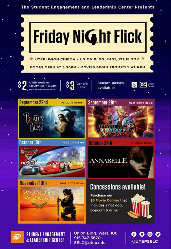 Friday Night Flicks returns to Union Cinema