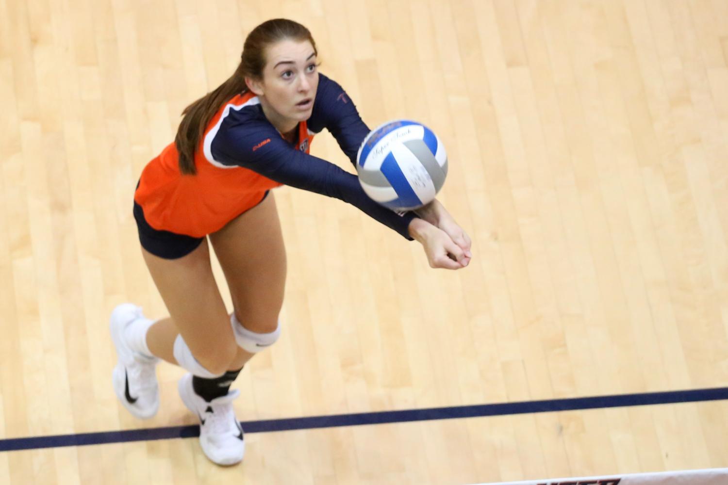 Womens volleyball falls to New Mexico in season finale