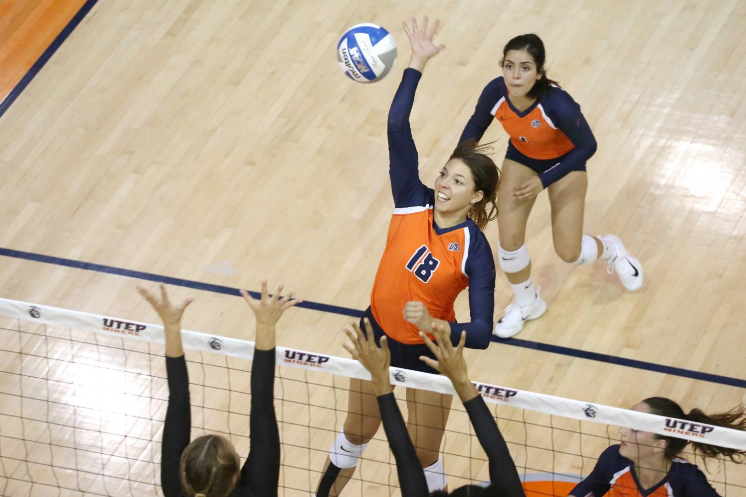 UTEP volleyball cruises past Delaware State