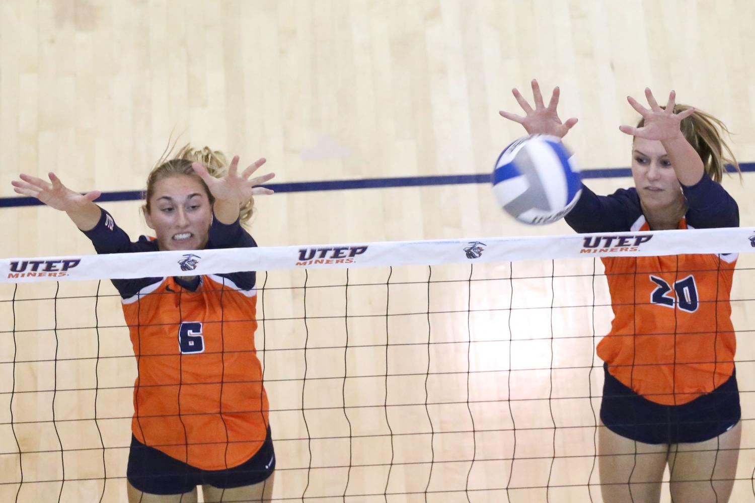 Womens volleyball falls to rival NMSU