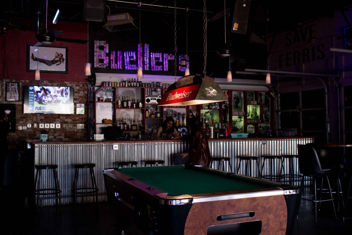 Bueller’s Bar is open from 7 a.m. to 2 a.m. Monday-Saturday and 12 p.m. to 2 a.m. on Sundays. 