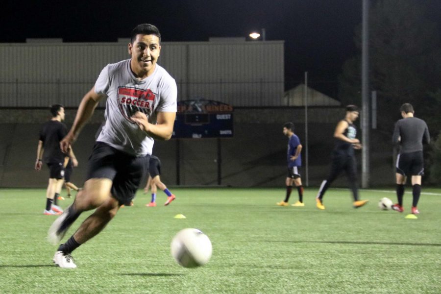 The UTEP men’s soccer club opens an opportunity for students to play soccer competitively. 
