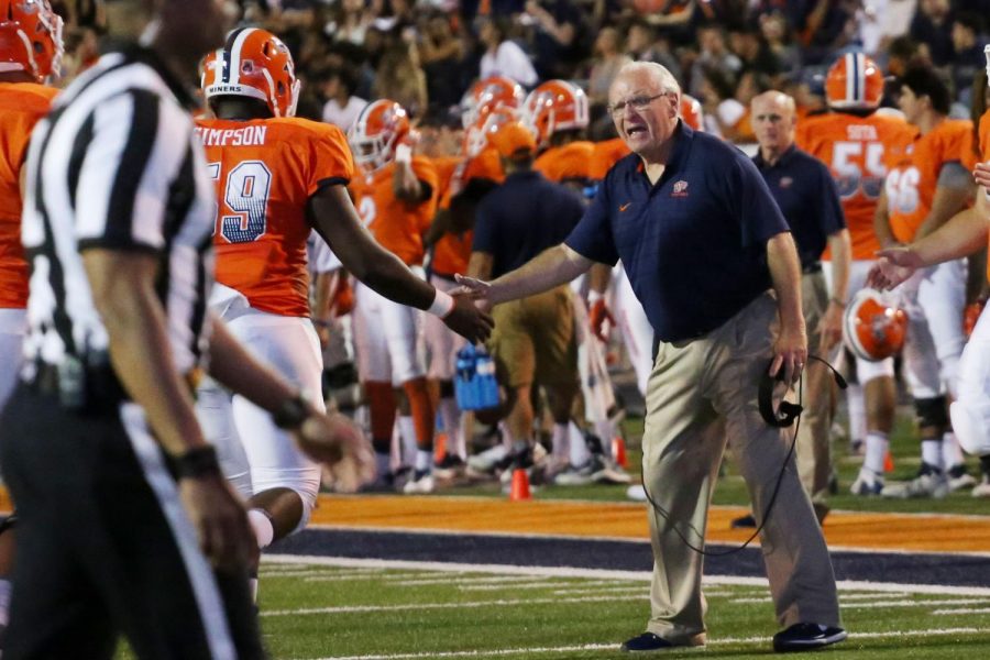 Mike Price coached at UTEP for nine years before returning as interim coach in 2017.