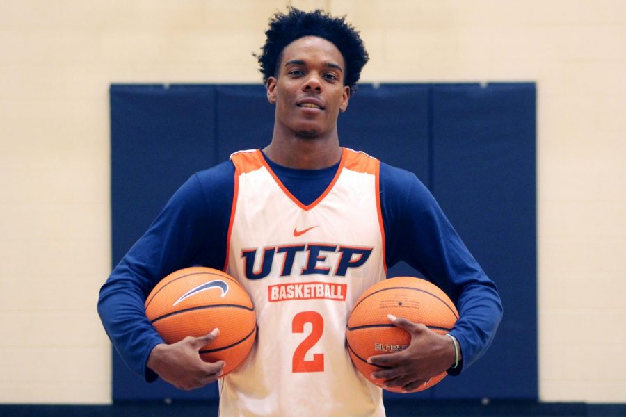 Senior guard and team captain Omega Harris has scored 1,041 points in 88 games with the Miners in three seasons.