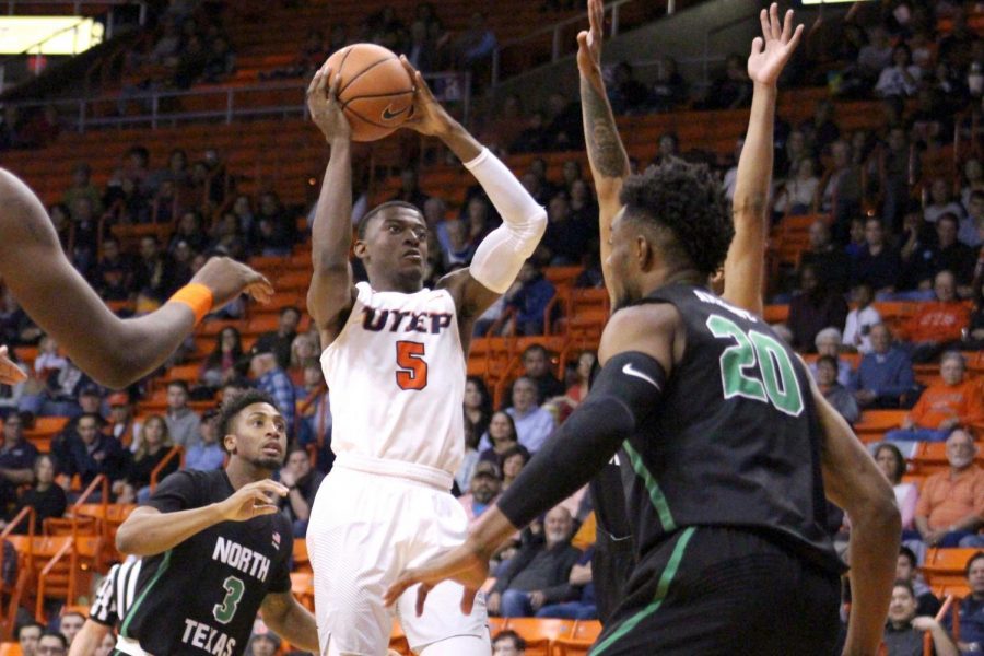 Trey Wade attempts a shot as he shot two for four on the field.