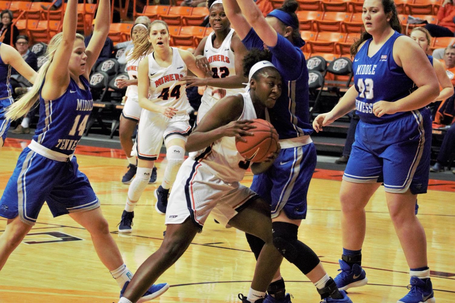 UTEP+women+fall+to+Middle+Tennessee+in+defensive+battle
