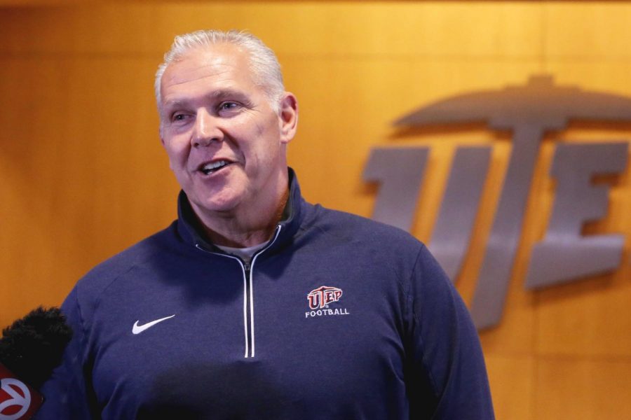 UTEP football coaches address media after a stretch of recruiting efforts