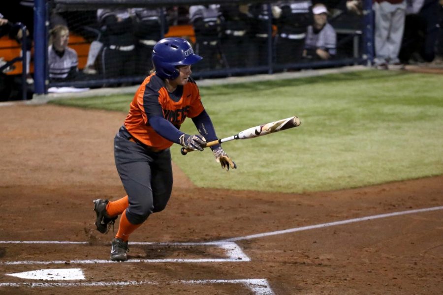 Senior Kaitlyn Ryder went 3-for-4 as UTEP defeated UAB 16-13 on Sunday afternoon at Helen of Troy Softball Complex.