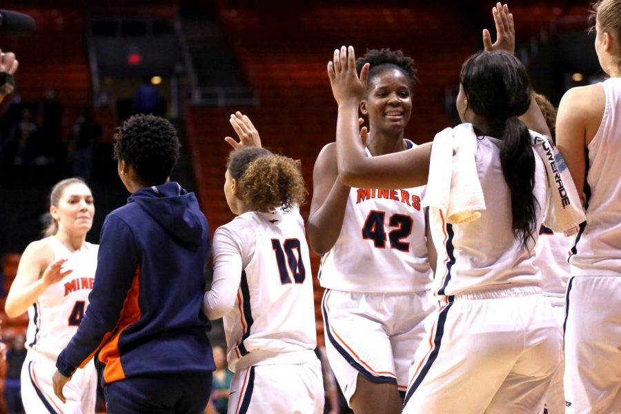 The UTEP women’s basketball team leads Conference USA in rebounding margin with a 7.3 advantage on the boards per game.