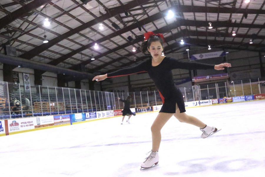 Amanda Amparan has been figure skating for years since she was 5 years old. 