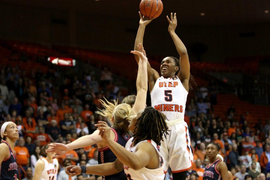 Kayla Thornton leads UTEPs womens basketball in points, rebounds, doubles doubles and field goals made in program history. 