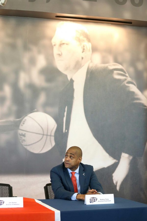 Rodney Terry was named UTEPs head mens basketball coach on Monday, March 12. 