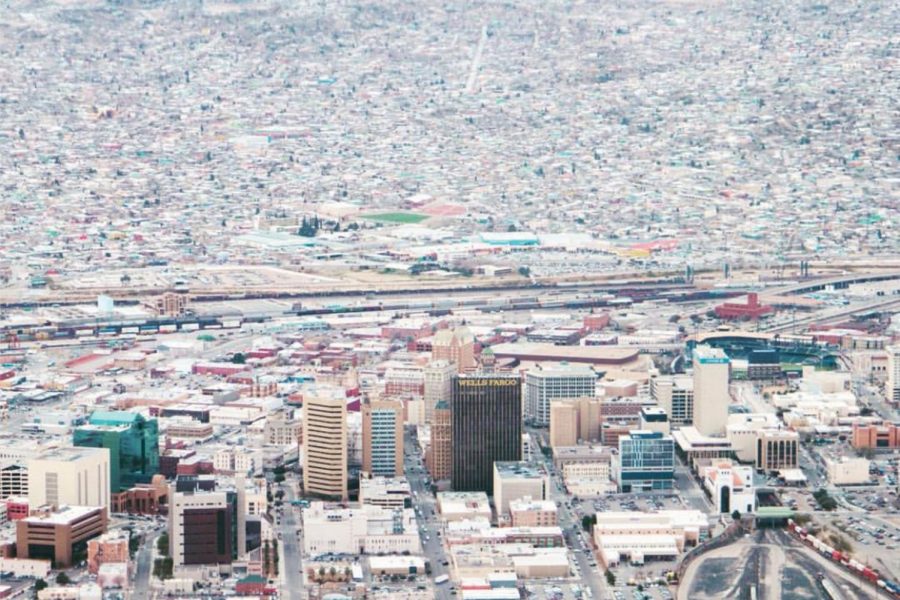 Downtown+El+Paso+as+seen+from+above.