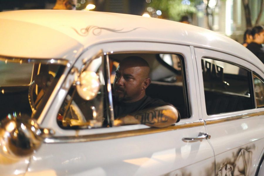 Paradise CarClub president Sergio Cabral drives his Marilyn Monroe fleet line at Heritage Cruise Nights every Sunday. 