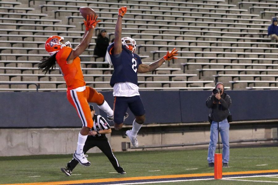 Redix caught seven passes for 55 yards at the 2018 spring game.