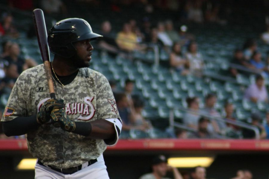 Designated hitter Franmil Reyes at-bat on Monday June 25 at the Southwest University Park.