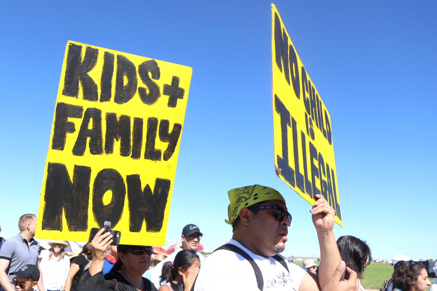 Hundreds+march+to+demand+an+end+to+family+separation+at+the+border