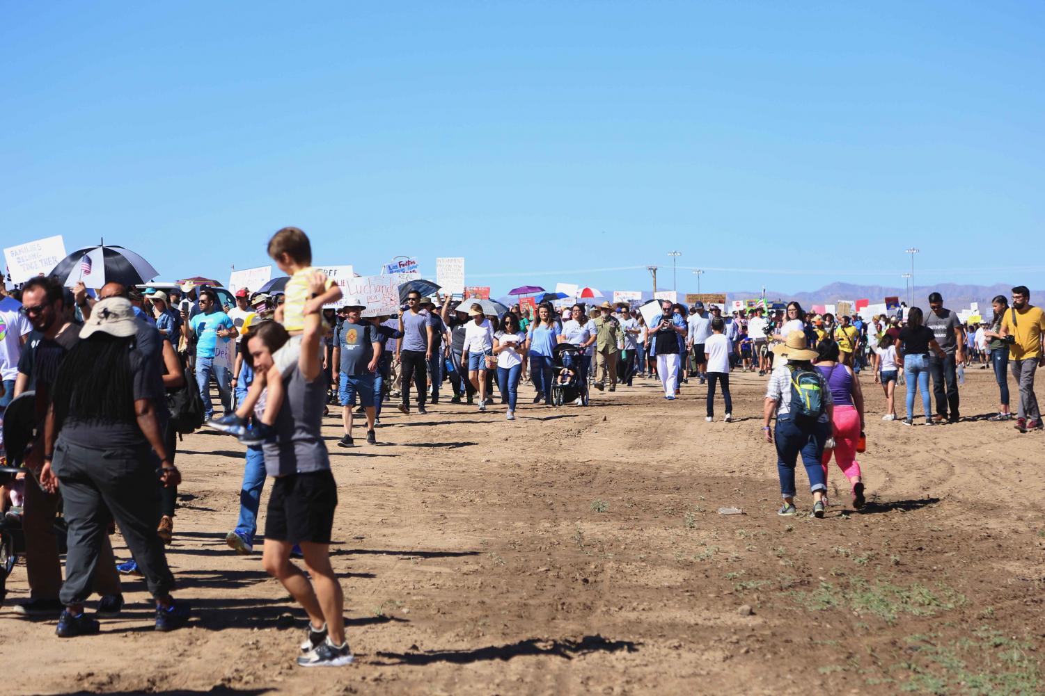 Hundreds+march+to+demand+an+end+to+family+separation+at+the+border