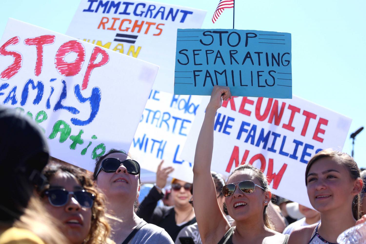 Hundreds+march+to+demand+an+end+to+family+separation+at+the+border