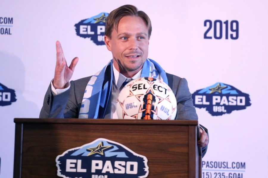 El Paso USL President, Alan Ledford, and General Manager, Andrew Forrest named Mark Lowry as the Head Coach and Technical Director for the team on Wednesday, July 25 at Southwest University Park. 