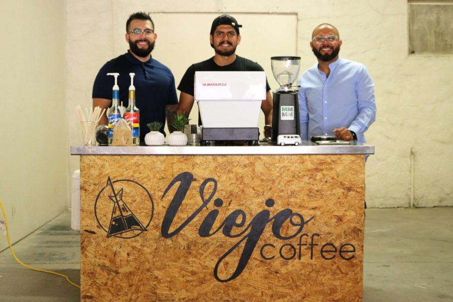 (From left to right) Ricardo Silva, Miguel De La Rocha, Jose Avélos are co-founders of Viejo Coffee.