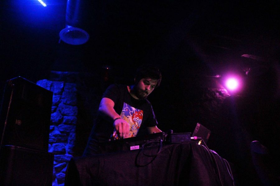 DJ Flamingosis performing at the Lowbrow Palace on Wednesday Sept. 12. 