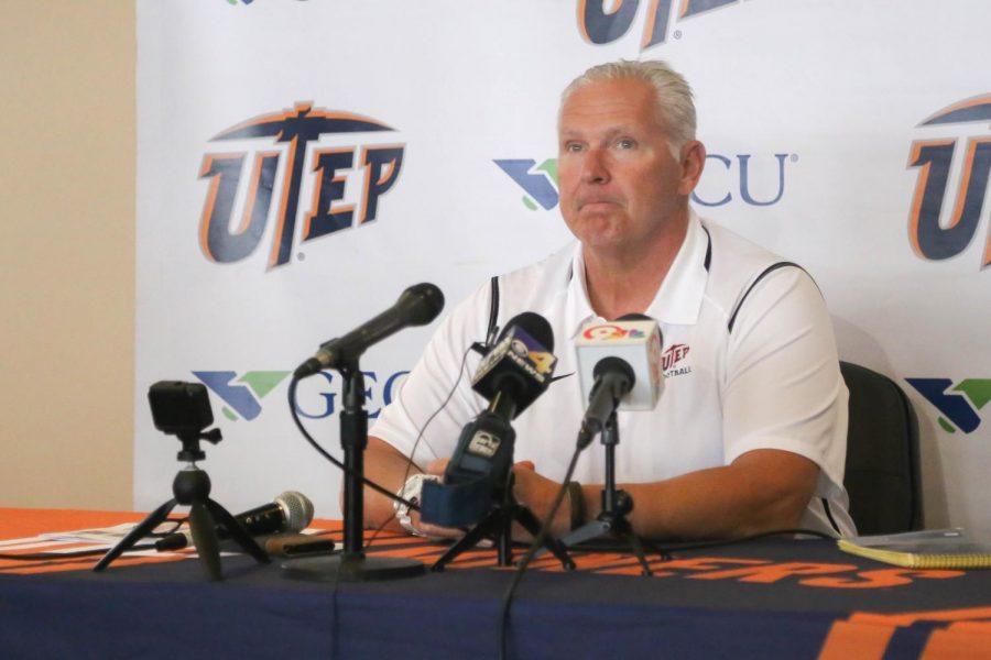 Fall practice for the UTEP Football team has been postponed 