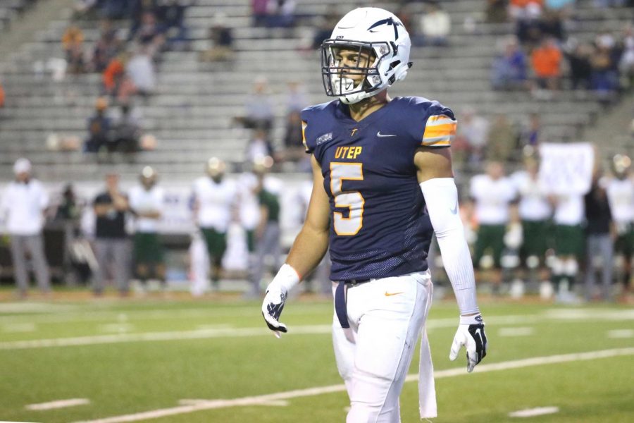 Senior cornerback Nik Needham had one interception against the UAB Blazers Saturday, Oct. 27,  at the Sun Bowl. 