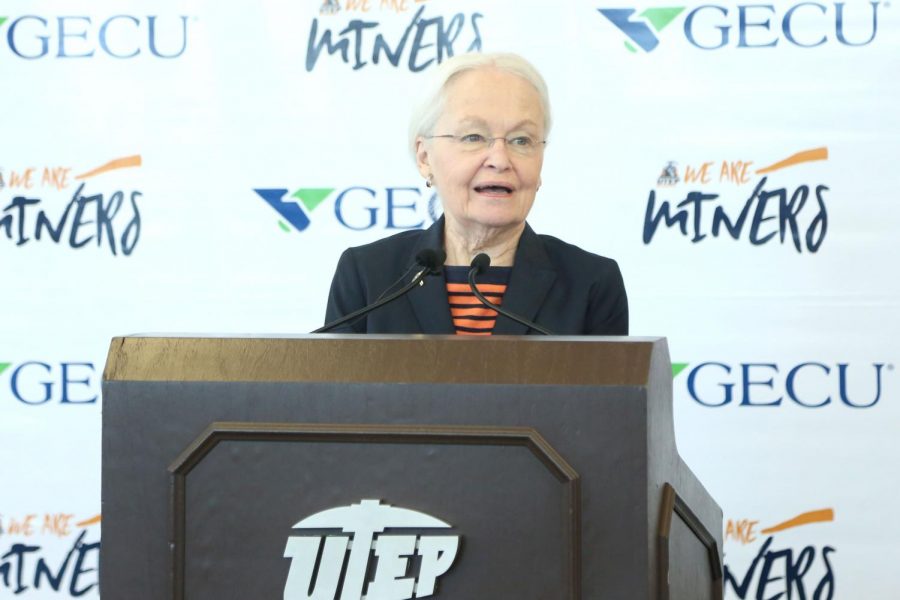 In May President Natalicio announced she will be retiring after 30 years as UTEP president.