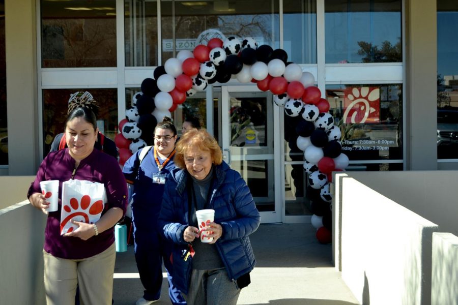 The ribbon-cutting ceremony took place at the new Chick-fil-A Wednesday, Jan. 23.