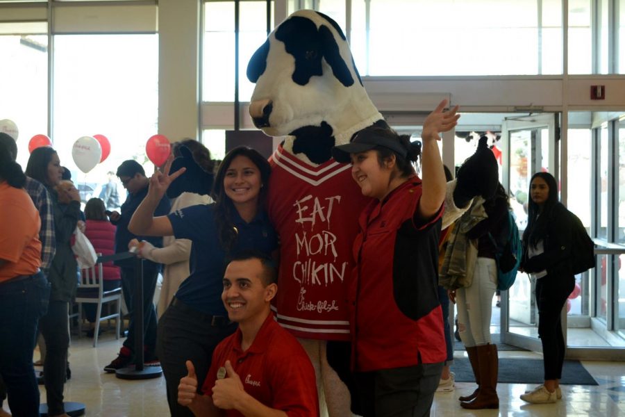 Chick-fil-A grand opening celebration at El Paso Natural Gas Conference Center.