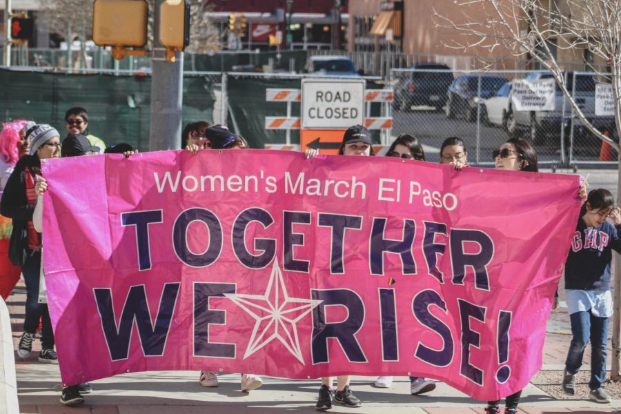 Hundreds gather for third annual Women’s March in Downtown El Paso